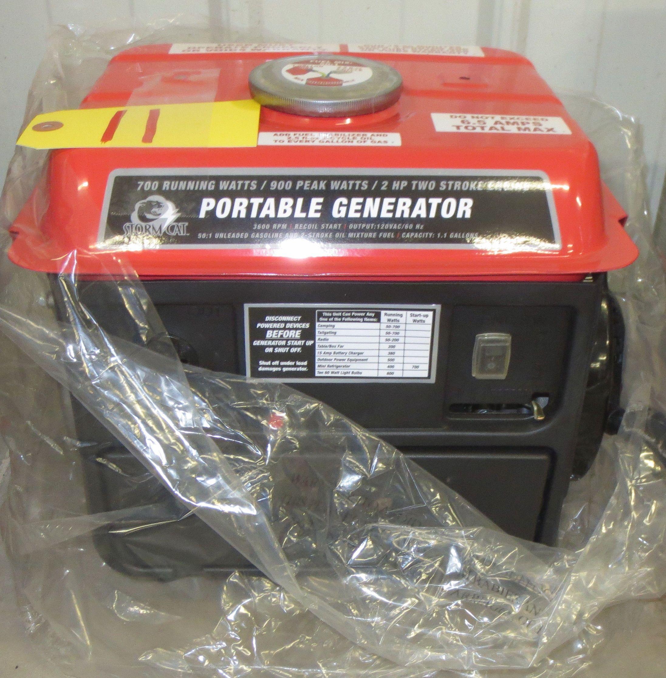 Portable Generator 2 hp 700 Running Watts