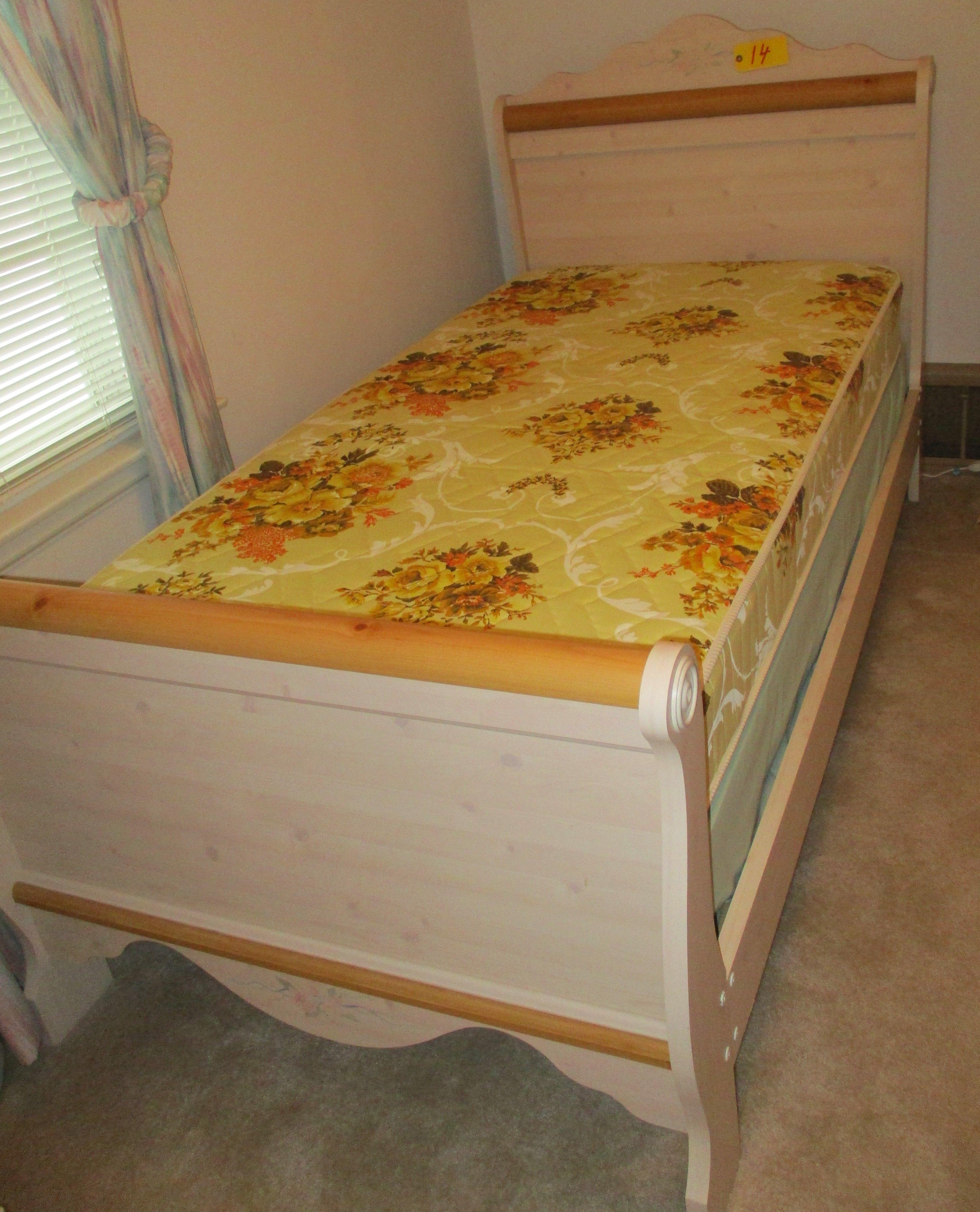 Twin Bed and Frame and Mattress