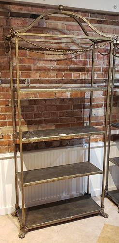 Metal display rack