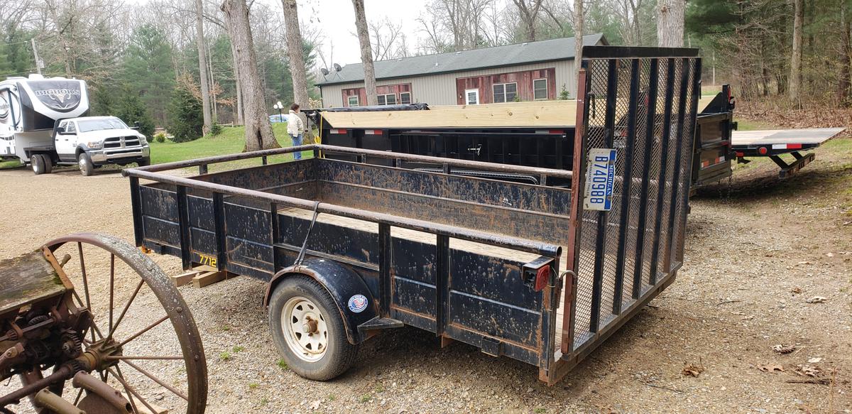 Doo Little 7x12 single axle utility trailer