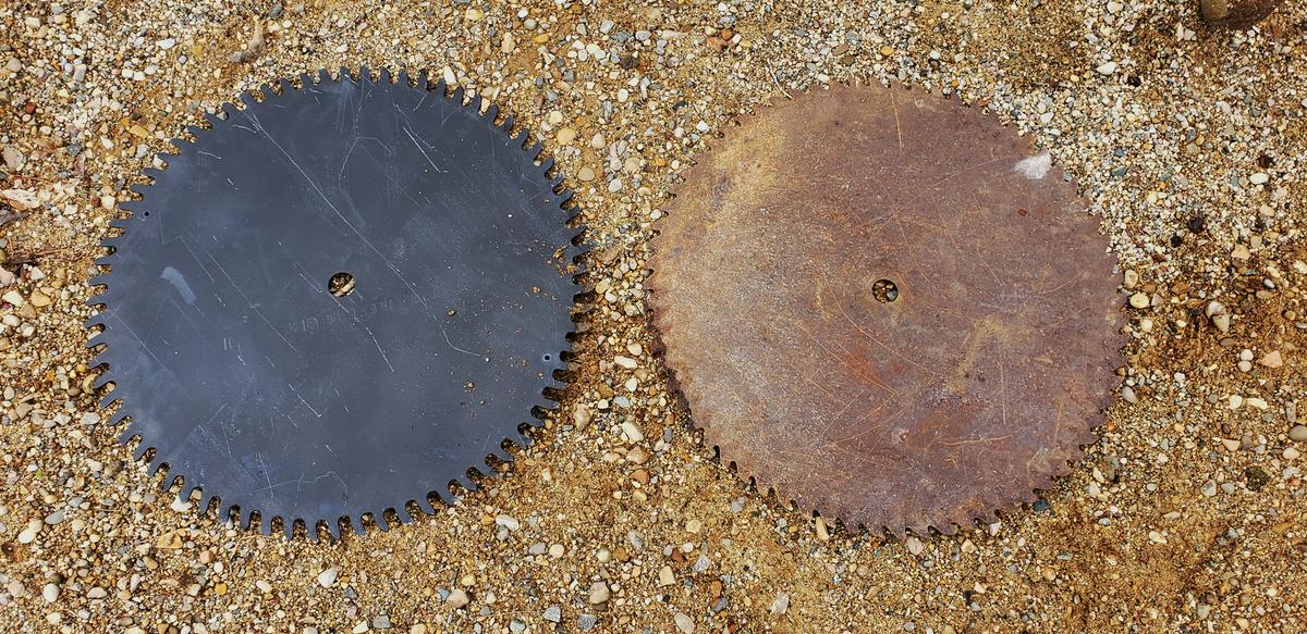 (2) Buzz saw blades