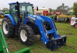 New Holland Powerstar 120  - 250 hours, loader, cab, 4wd