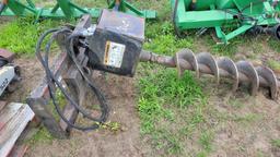 Lowe quick attach posthole auger