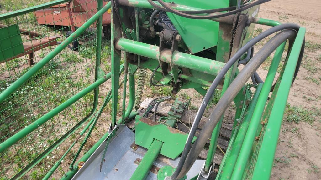 John Deere 42 bale ejector