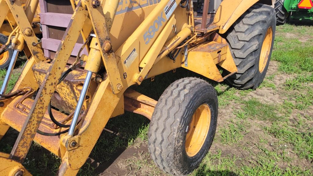 Case 580K backhoe