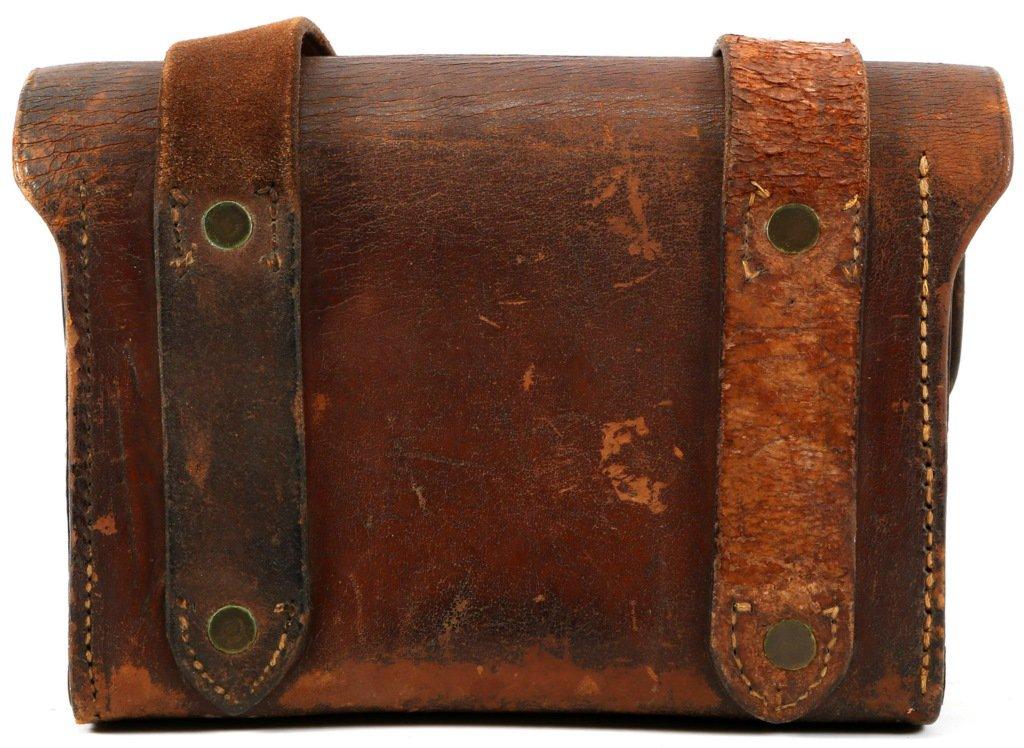 CIVIL WAR US LEATHER EMBOSSED CARTRIDGE CASE   |   Leather embossed with "1