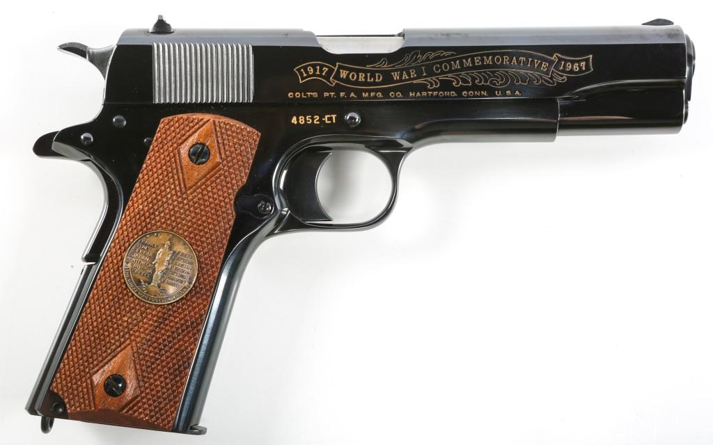 SET OF 6 CASED COLT 1911 COMMEMORATIVE PISTOLS