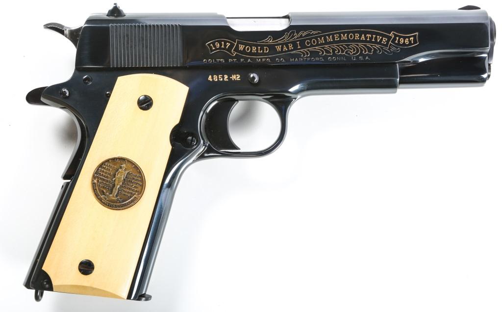 SET OF 6 CASED COLT 1911 COMMEMORATIVE PISTOLS