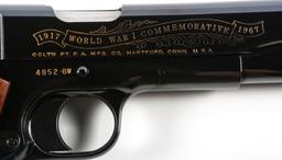 SET OF 6 CASED COLT 1911 COMMEMORATIVE PISTOLS