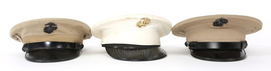 WWII - COLD WAR USMC MIXED HAT LOT OF 4