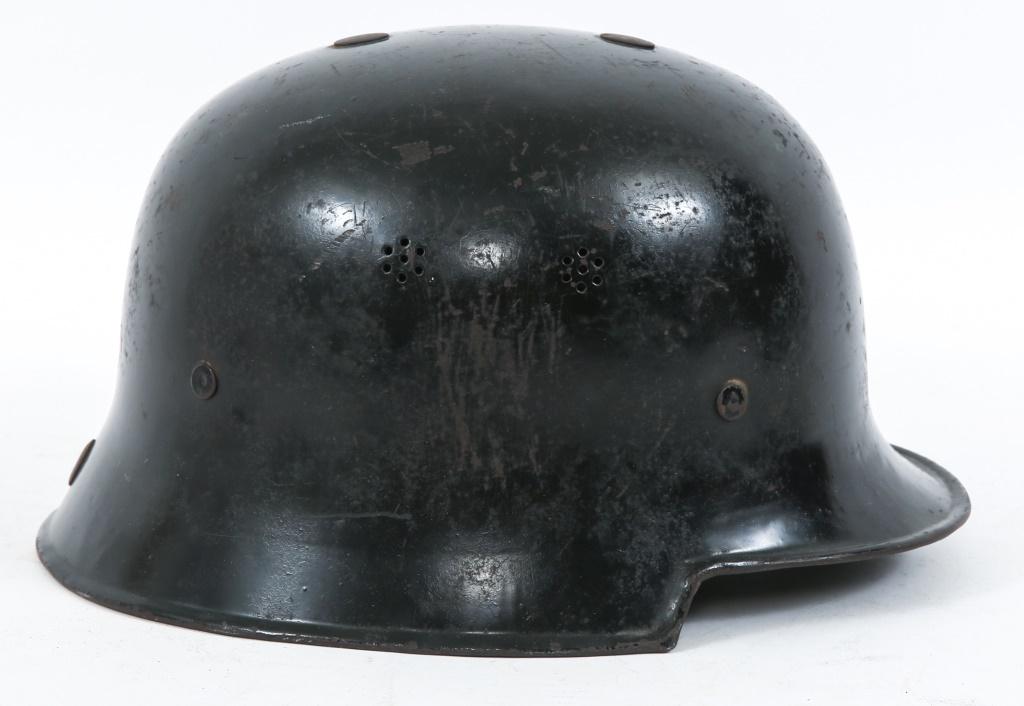 WWII GERMAN ARMY M42 AND M34 POLICE HELMET LOT