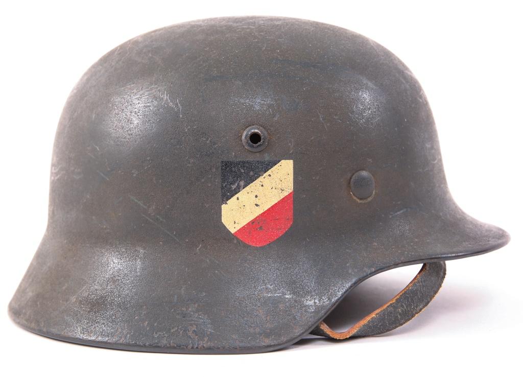 WWII GERMAN LUFTWAFFE DOUBLE DECAL M35 HELMET