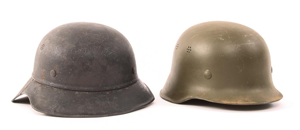 WWII GERMAN HELMET LOT OF 2