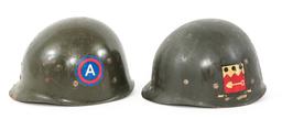 WWII US ARMY M1 HELMET LINER LOT OF 4