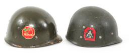 WWII US ARMY M1 HELMET LINER LOT OF 4