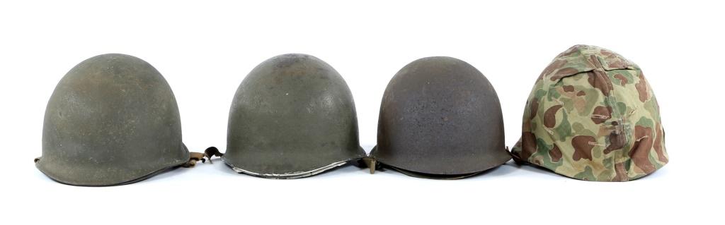 WWII - KOREAN WAR US ARMY M1 HELMET LOT