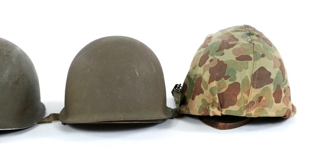 WWII - KOREAN WAR US ARMY M1 HELMET LOT