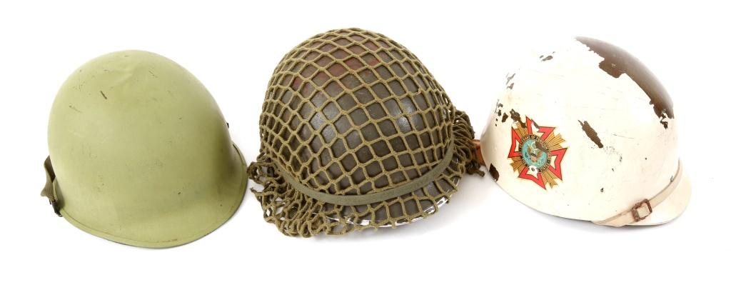 US MILITARY HELMET MIXED LOT OF 4