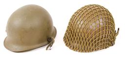 VIETNAM WAR - 1980's US ARMY M1 HELMET LOT OF 4