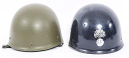 WORLD MILITARY COMBAT HELMET LOT OF 6