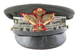 WWII ITALIAN ARMY DIVISION LEVEL GENERAL VISOR HAT