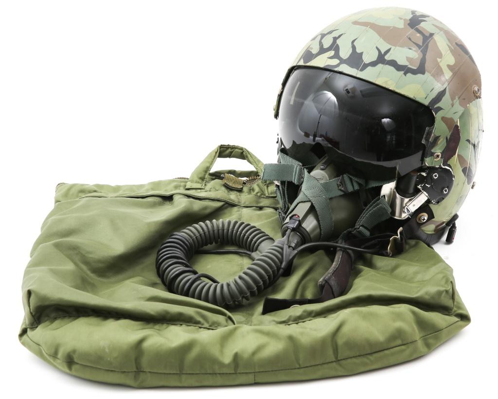 USAF PILOT HGU-26/P FLIGHT HELMET & MBU-5/P MASK