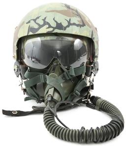 USAF PILOT HGU-26/P FLIGHT HELMET & MBU-5/P MASK