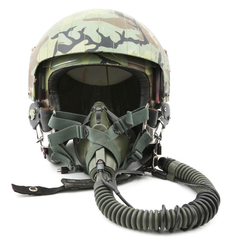 USAF PILOT HGU-26/P FLIGHT HELMET & MBU-5/P MASK