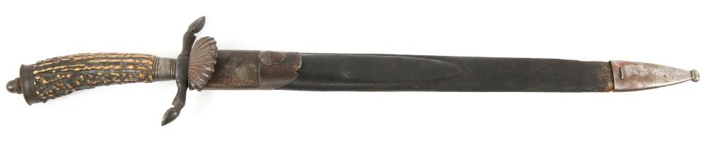 EARLY IMPERIAL GERMAN HUNTING CUTLASS DRESS DAGGER