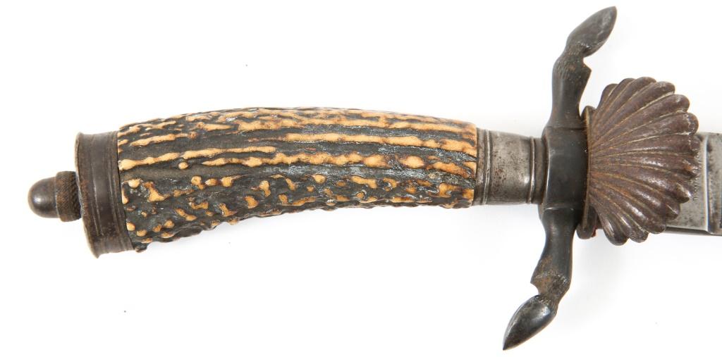 EARLY IMPERIAL GERMAN HUNTING CUTLASS DRESS DAGGER