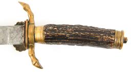 IMPERIAL GERMAN HUNTING CUTLASS DRESS DAGGER