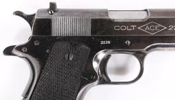 1931 COLT ACE .22 LR SEMI-AUTOMATIC PISTOL