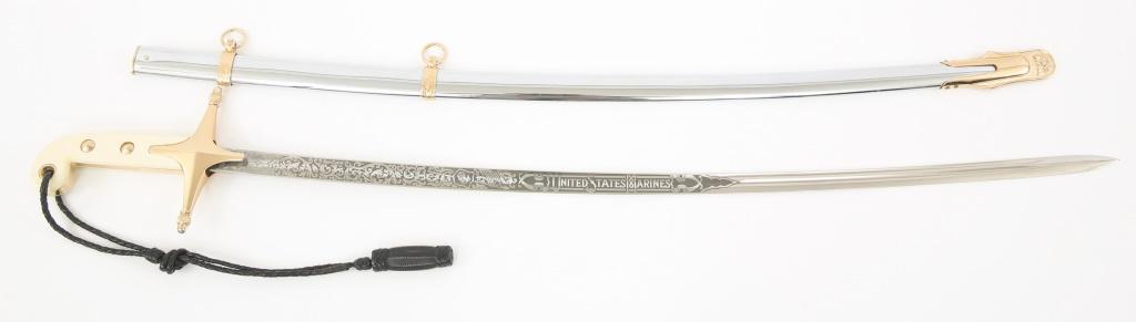 US MARINE CORPS OFFICER MAMELUKE OFFICER SWORD