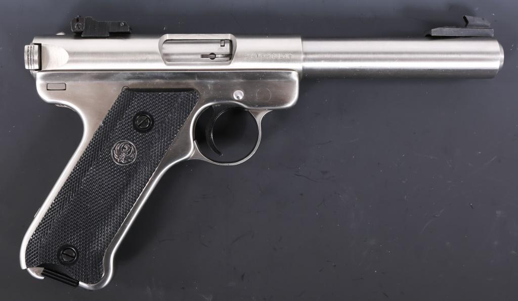 RUGER MARK II TARGET .22LR STAINLESS PISTOL