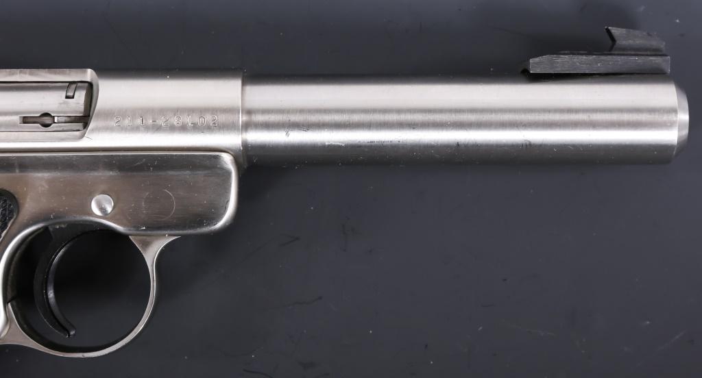 RUGER MARK II TARGET .22LR STAINLESS PISTOL