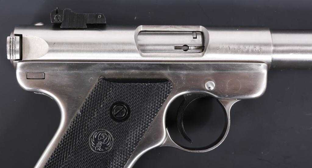 RUGER MARK II TARGET .22LR STAINLESS PISTOL