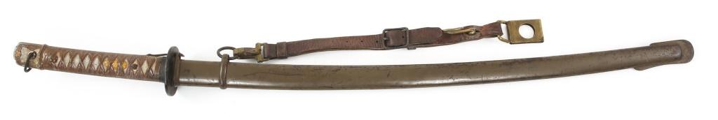 WWII JAPANESE NCO TYPE 95 GUNTO SWORD WITH HANGER
