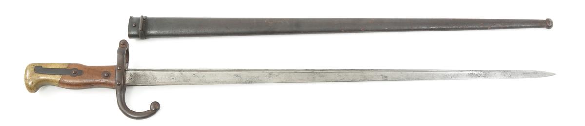 FRENCH MODEL 1874 GRAS SWORD BAYONET DATED 1879