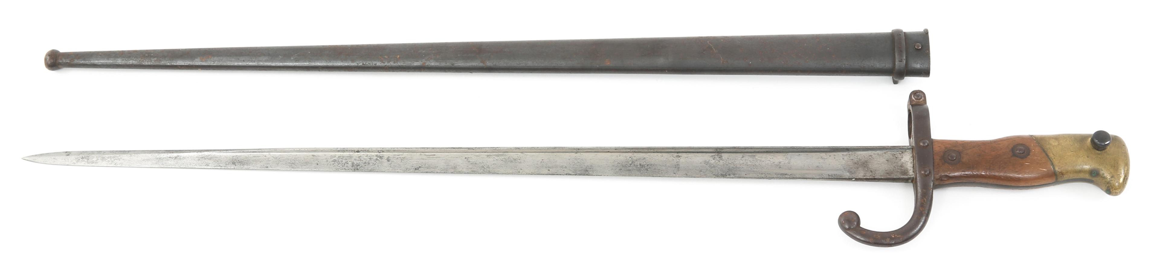 FRENCH MODEL 1874 GRAS SWORD BAYONET DATED 1879