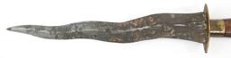 19TH C. INDONESIAN KERIS KRIS KNIFE VET BRING BACK