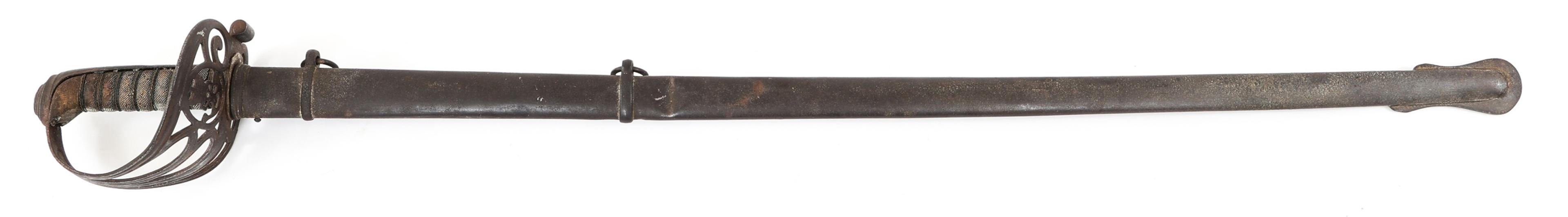 BRITISH RIFLE VOLUNTEERS M1827 ETCHED BLADE SWORD