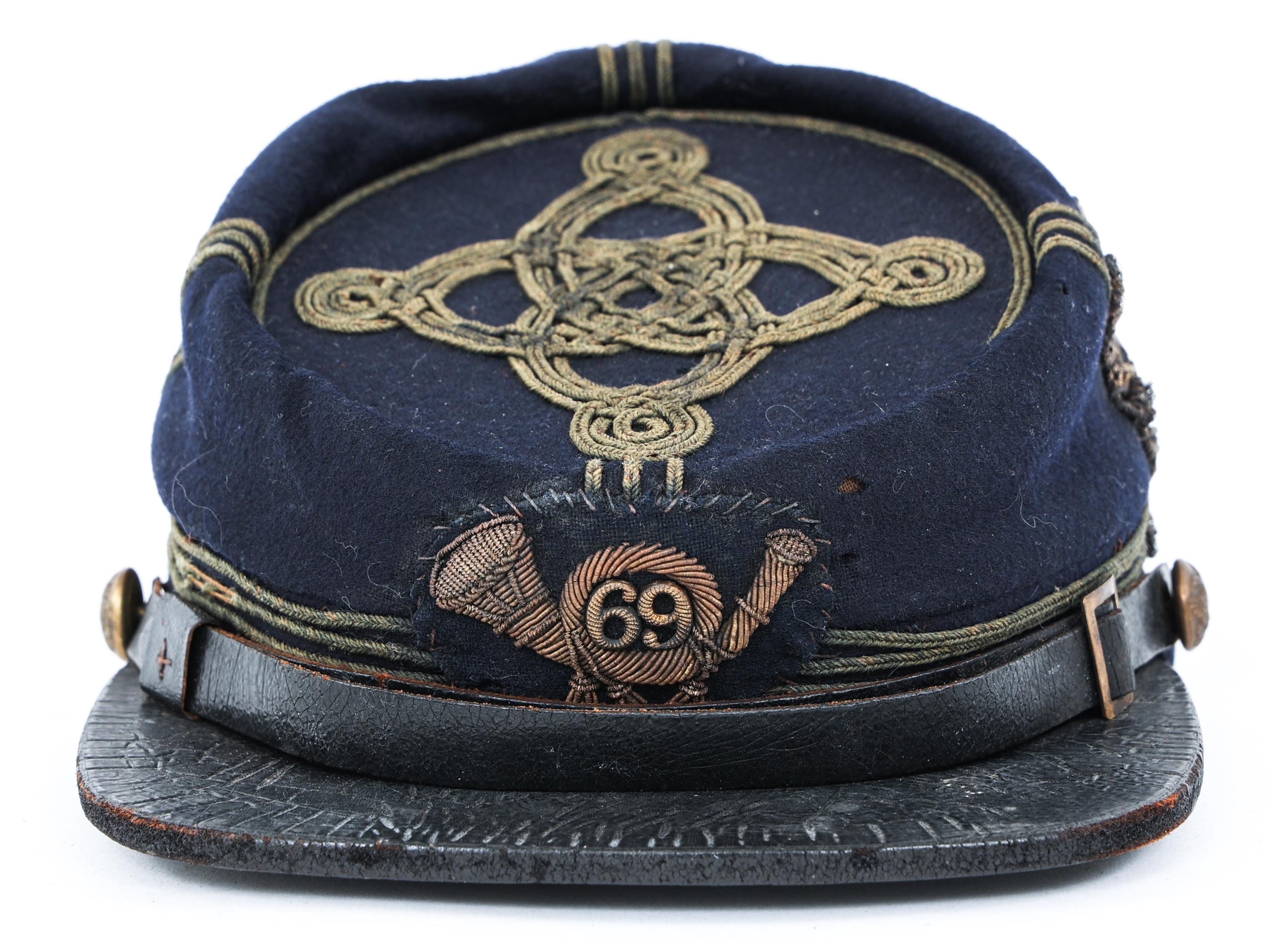 CIVIL WAR 69th NY VOLUNTEER IRISH OFFICER KEPI