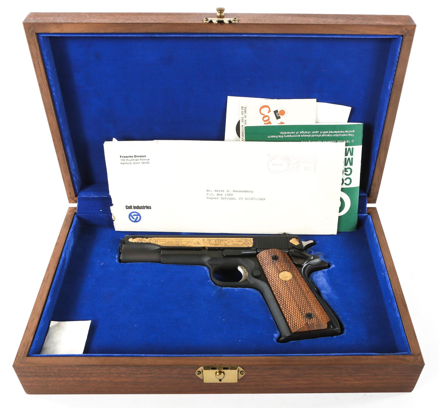 COLT SERIES 70 M1911 USMC COMMEMORATIVE PISTOL