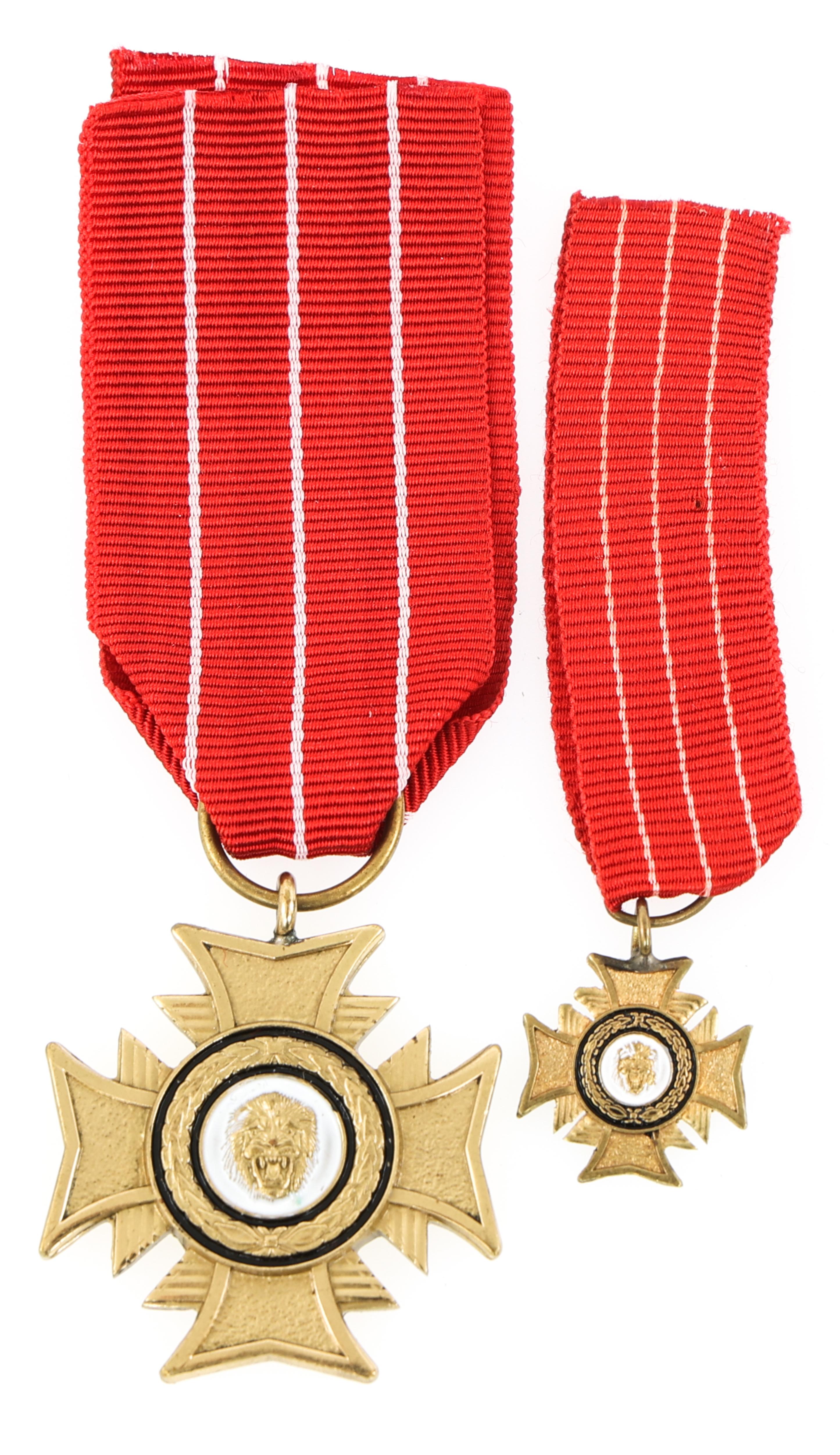 RHODESIAN UDI BRONZE CROSS MEDAL SET