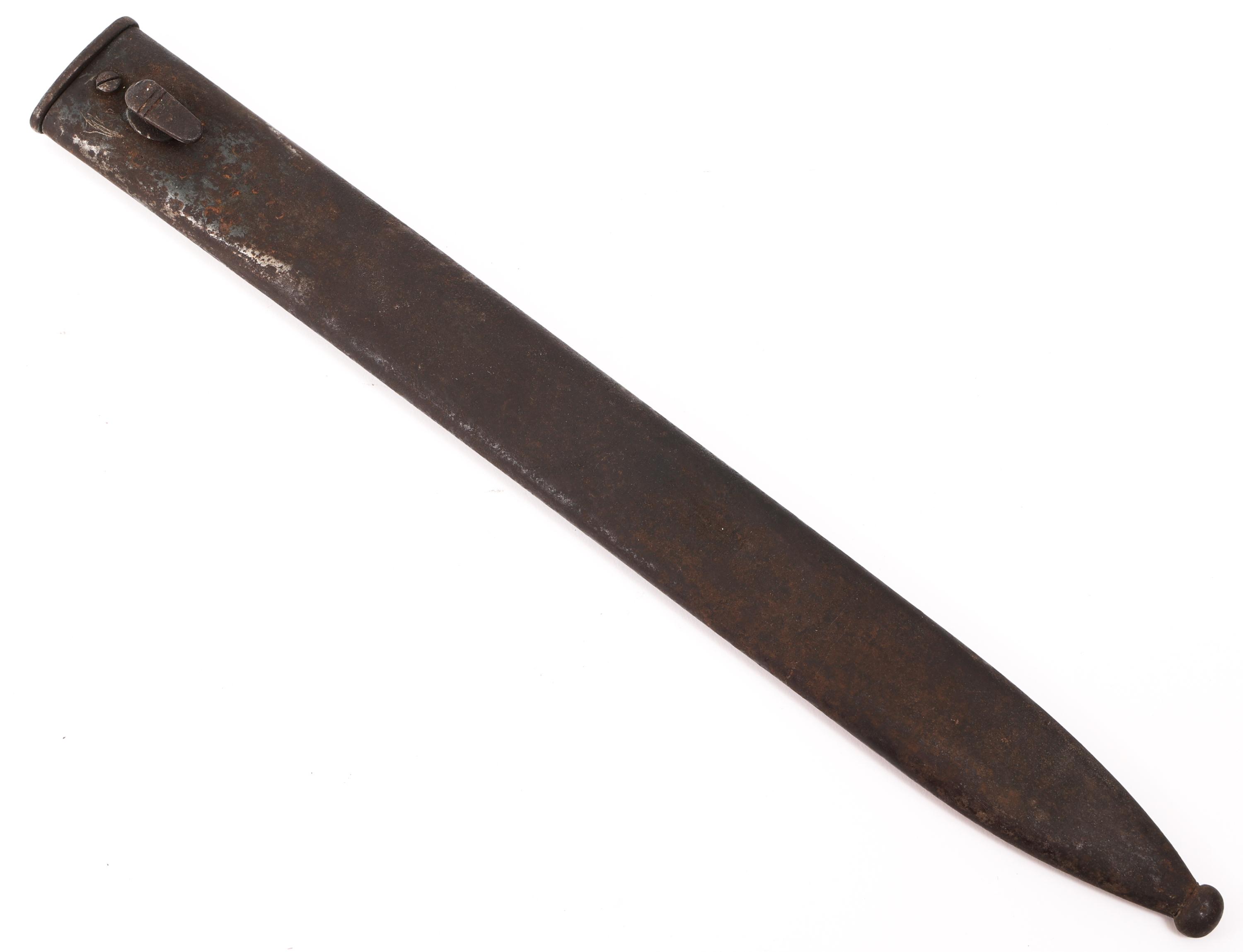 WWI GERMAN 1898/05 BUTCHER BAYONET WITH SCABBARD