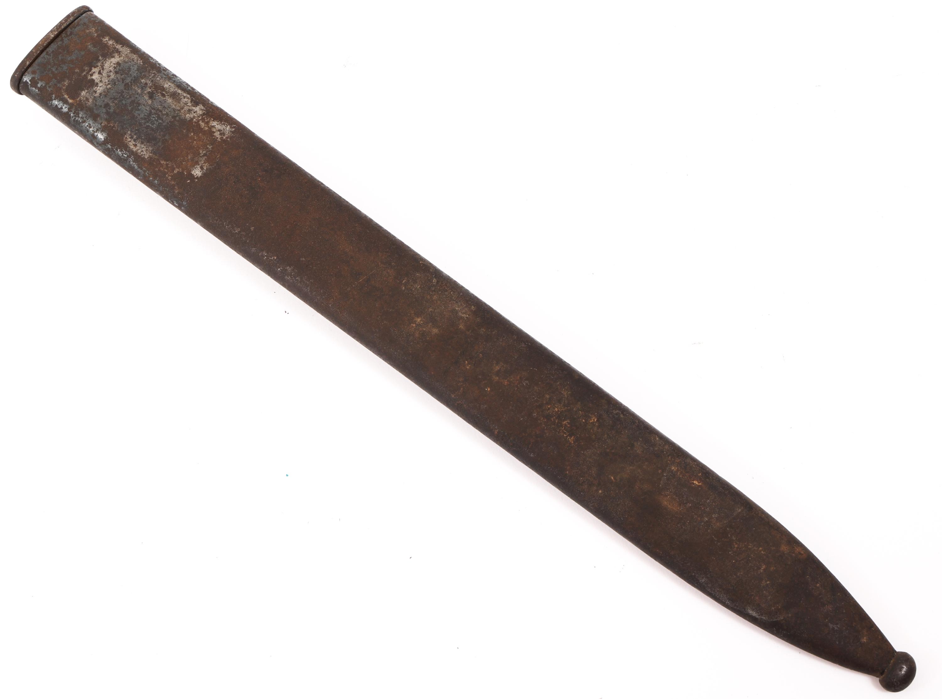 WWI GERMAN 1898/05 BUTCHER BAYONET WITH SCABBARD