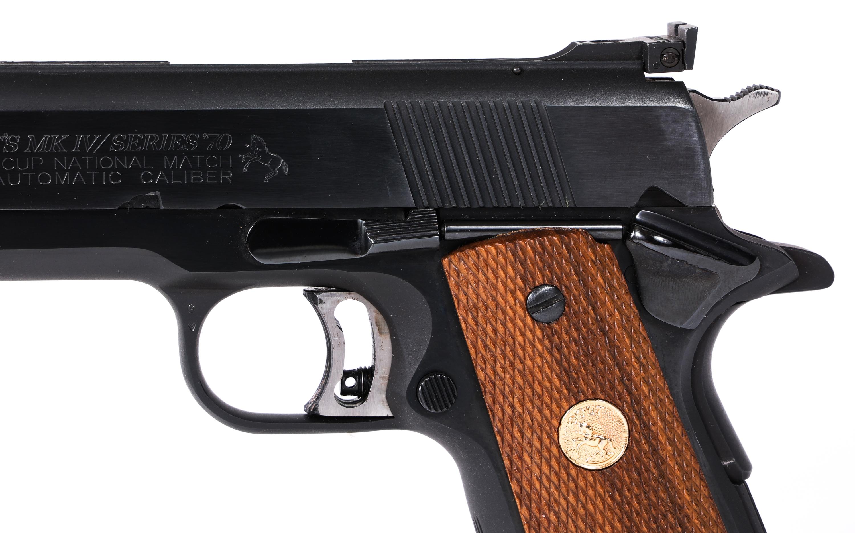 COLT MKIV SERIES 70 GOLD CUP NATIONAL MATCH PISTOL