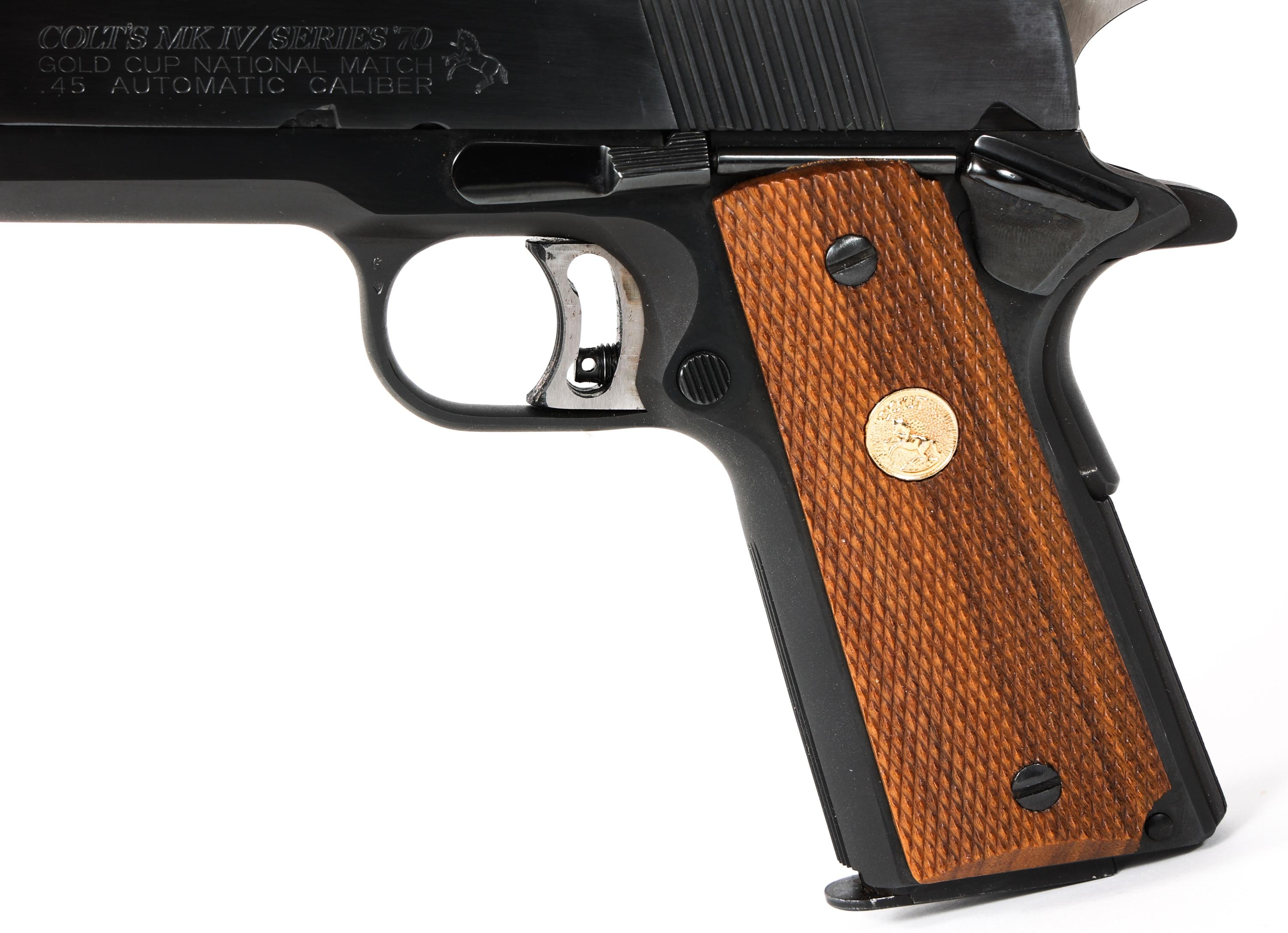 COLT MKIV SERIES 70 GOLD CUP NATIONAL MATCH PISTOL