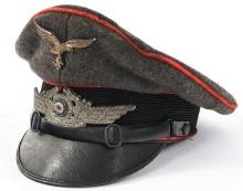 WWII GERMAN LUFTWAFFE FLAK ARTILLERY NCO VISOR CAP