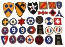 WWII US ARMY GREENBACK PATCHES